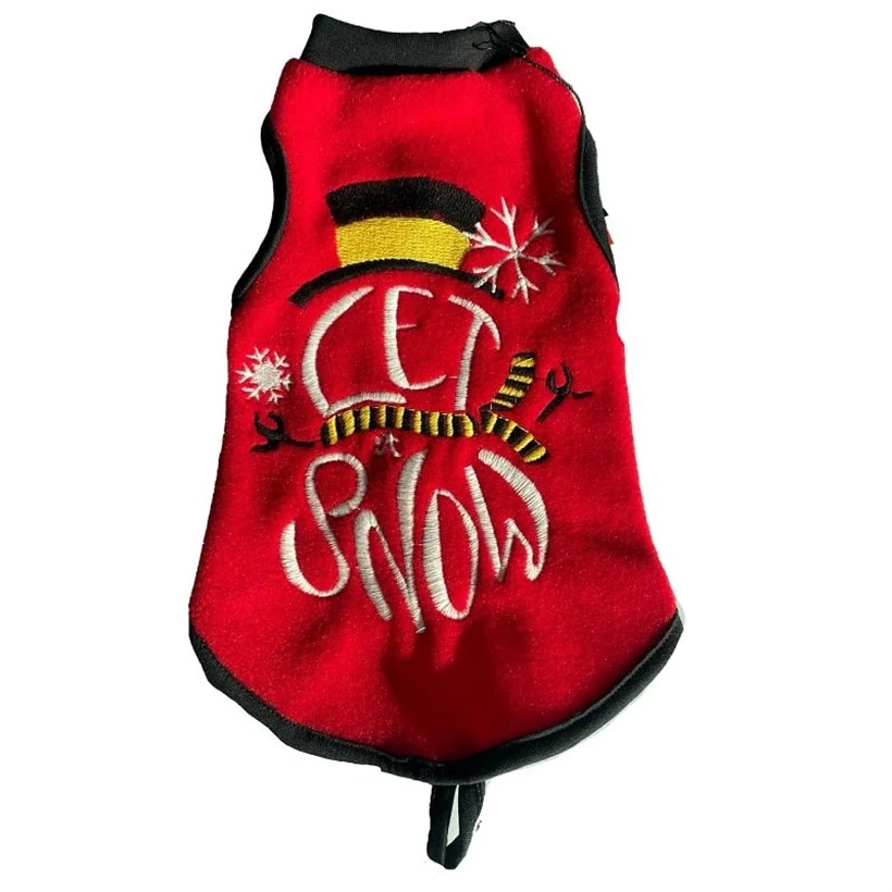 Bacco Milano Polar Kırmızı Köpek Tişörtü X Large