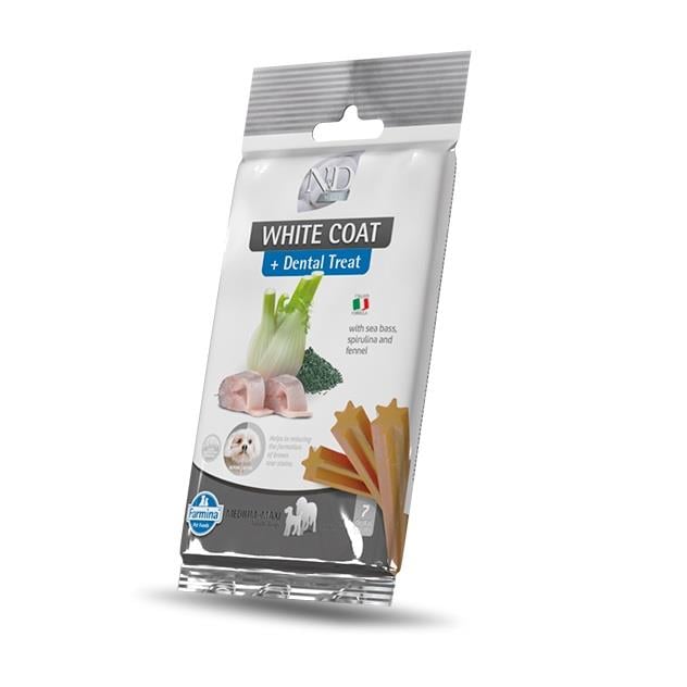 N&amp;D Dental Treat White Coat Medium/Maxi Köpek Ödülü 60 Gr
