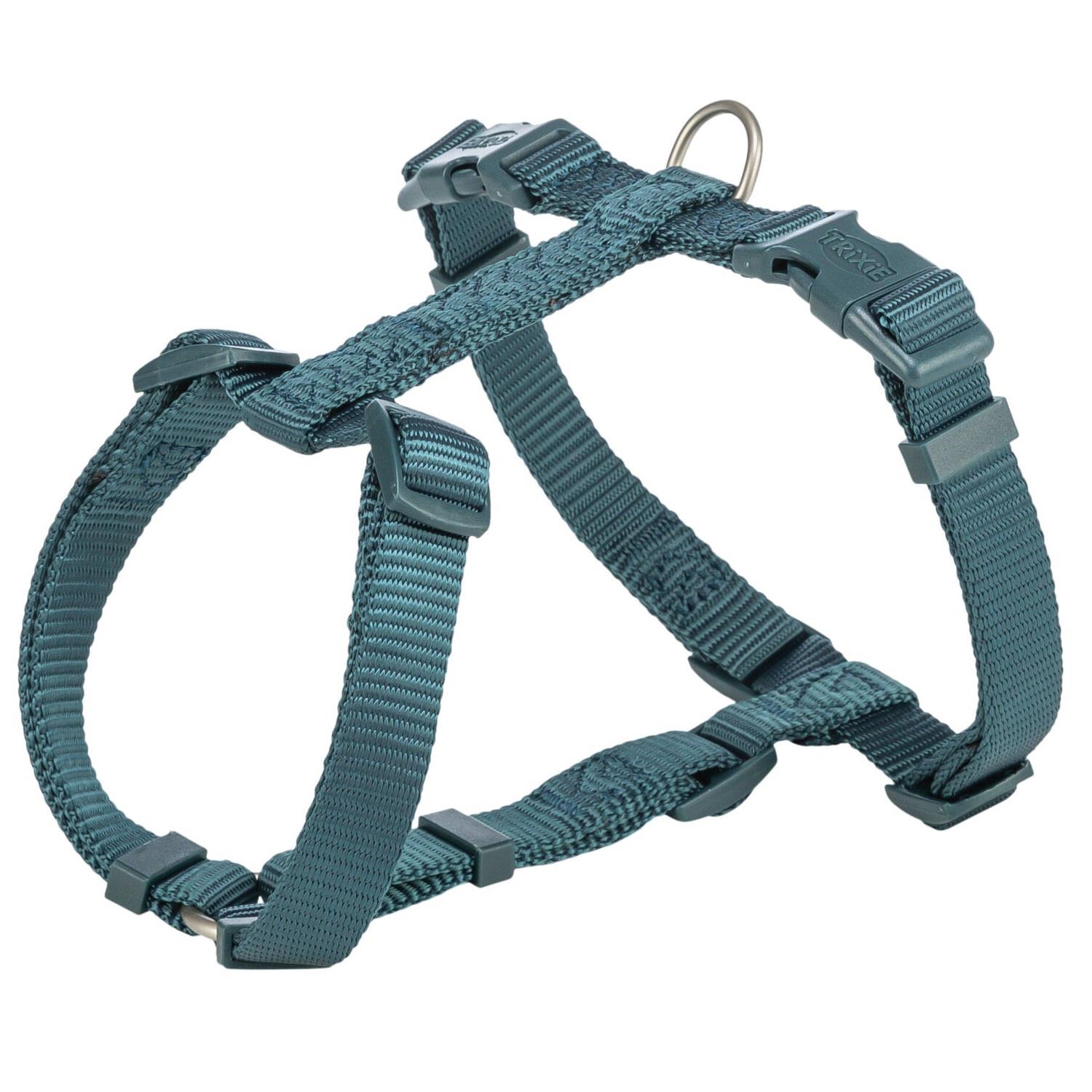 Trixie Premium Köpek H Tipi Göğüs Tasması M/L :52/75 Cm/20 mm Petrol Mavisi