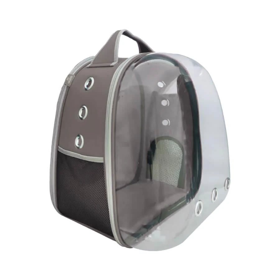 Lavista Astronot Kedi Köpek Fileli Taşıma Çantası Füme