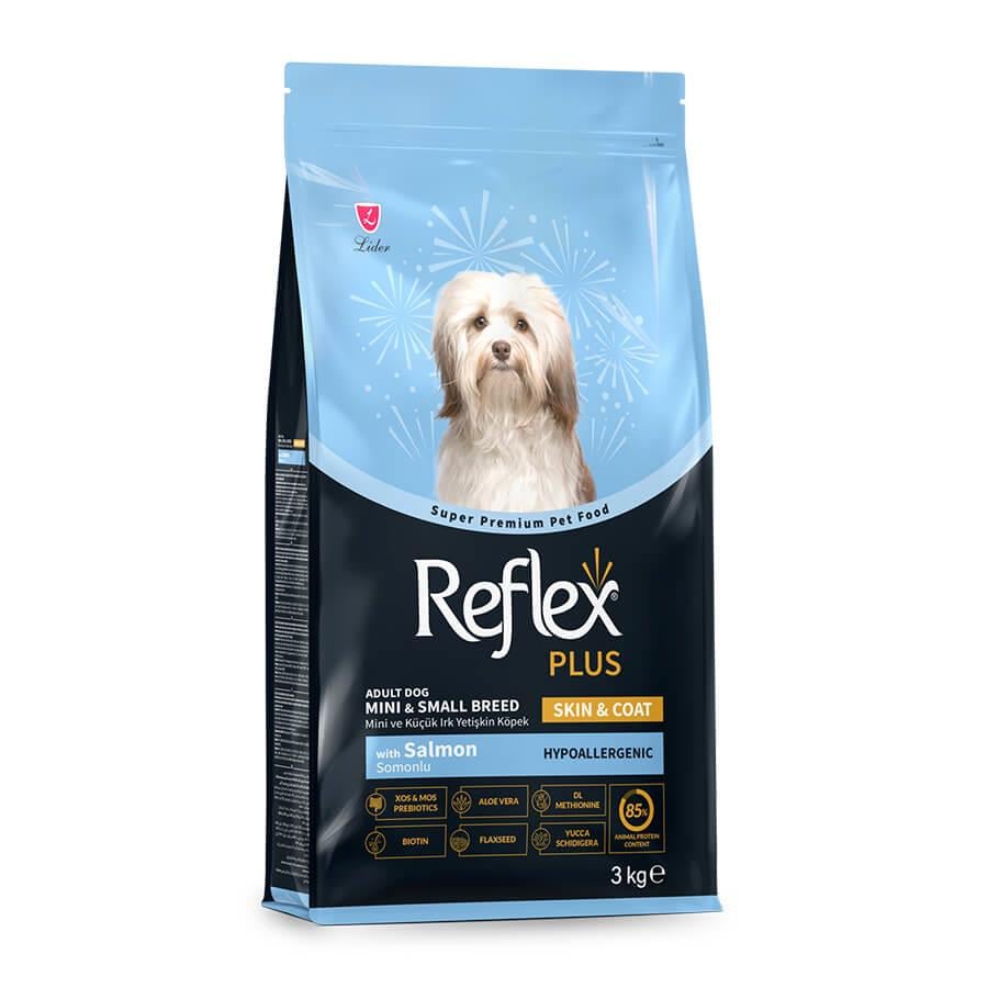 Reflex Plus Skin &amp; Coat Somonlu Küçük Irk Köpek Maması 3 kg