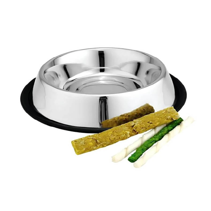 Playfull Kaymaz Tabanlı Çelik Mama ve Su Kabı 8 Oz