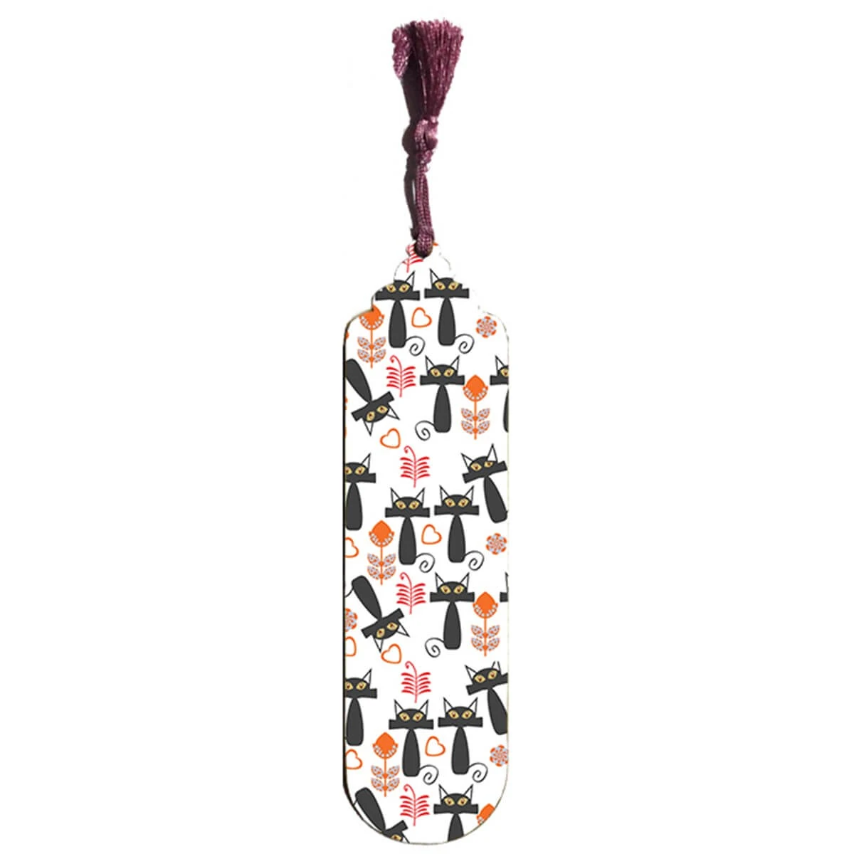 Petdesign İcon Cat White Metal Kitap Ayracı 4 lü