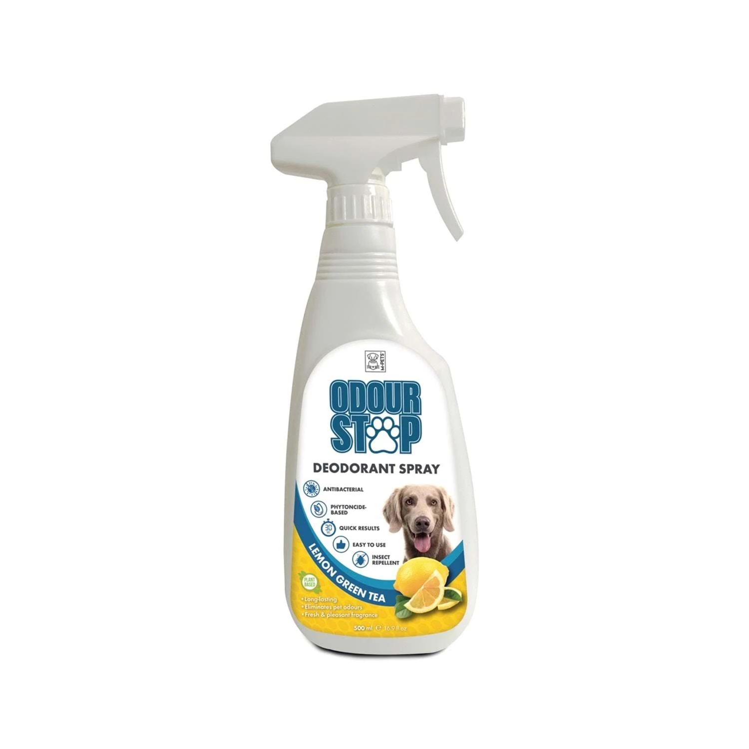 M-Pets Limon &amp; Yeşil Çay Kokulu Koku Giderici Sprey 500 Ml