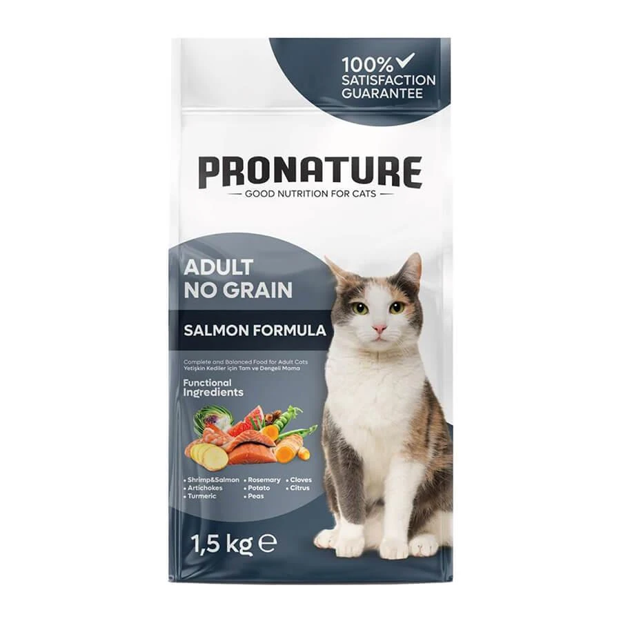 Pronature Tahılsız Somonlu Enginarlı Kedi Maması 1,5 kg