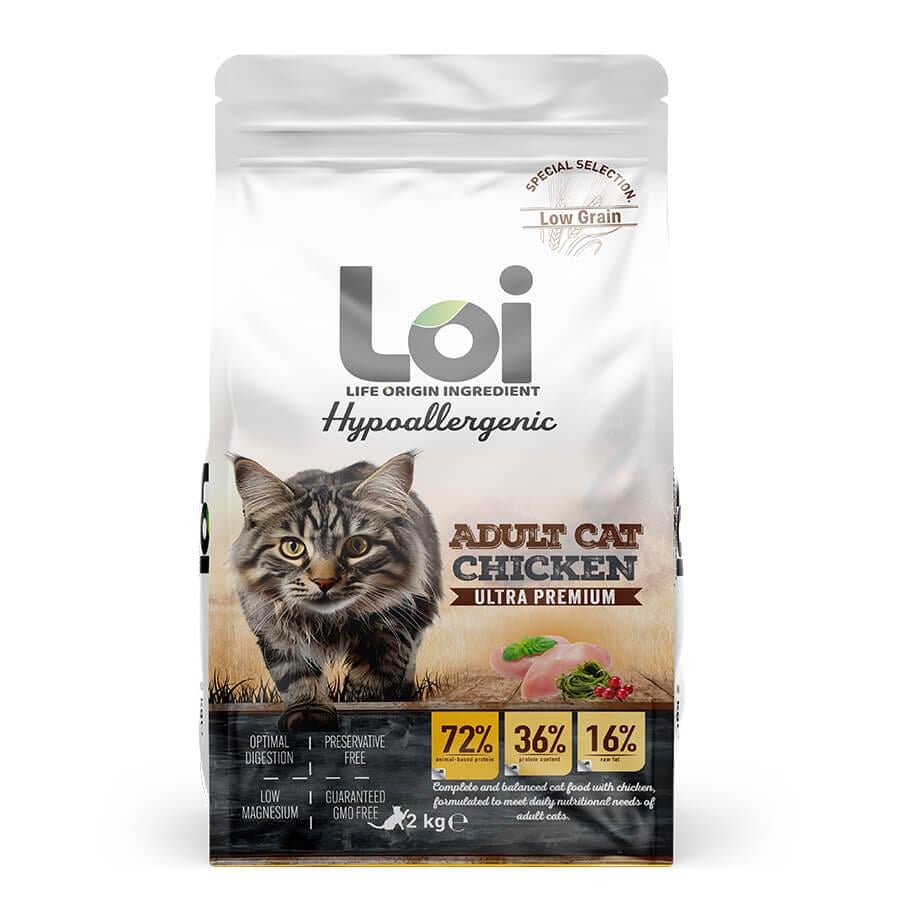 Loi Tavuklu Yetişkin Kedi Maması 2 Kg