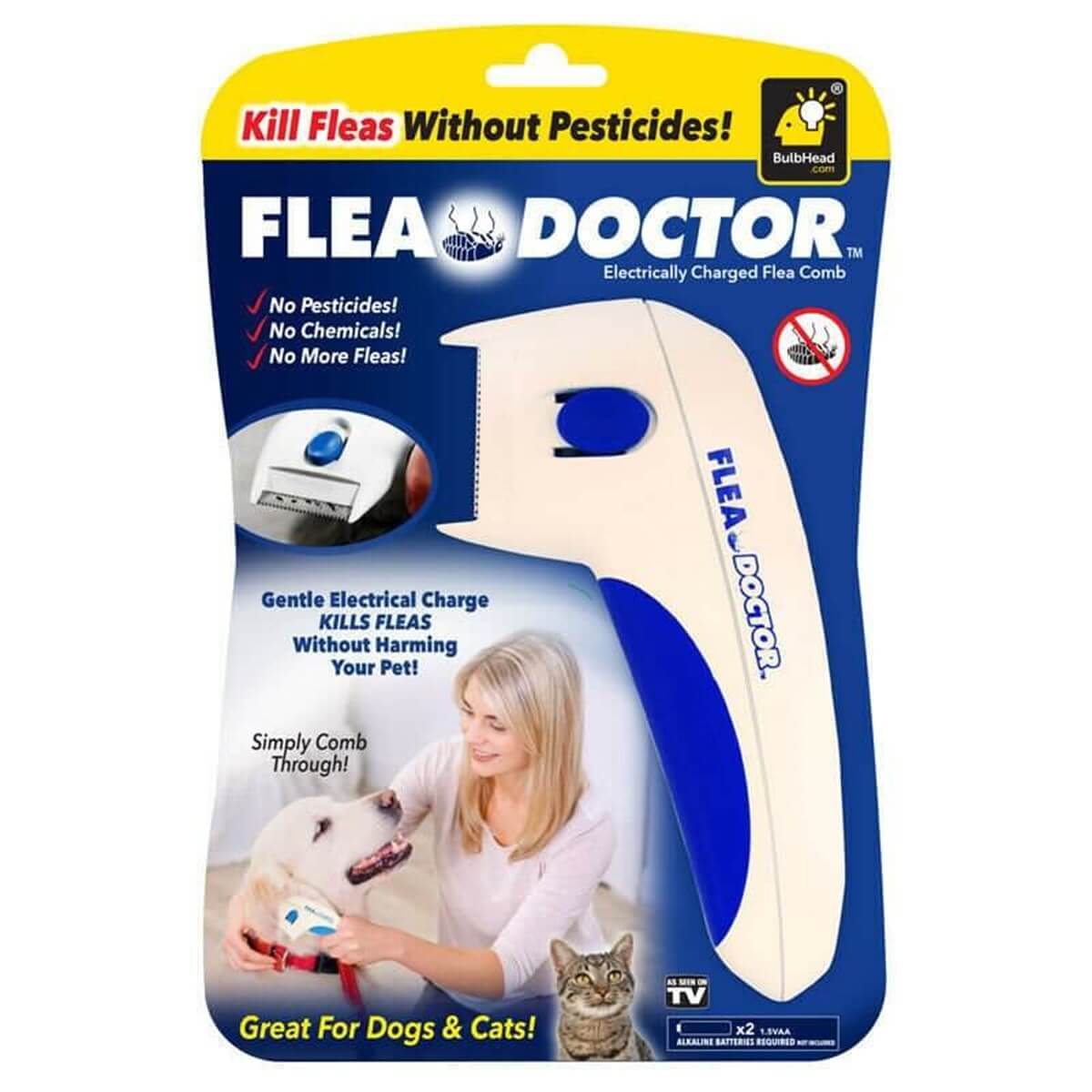 PetCorn Flea Comb Kedi &amp; Köpek Pilli Pire Tarağı