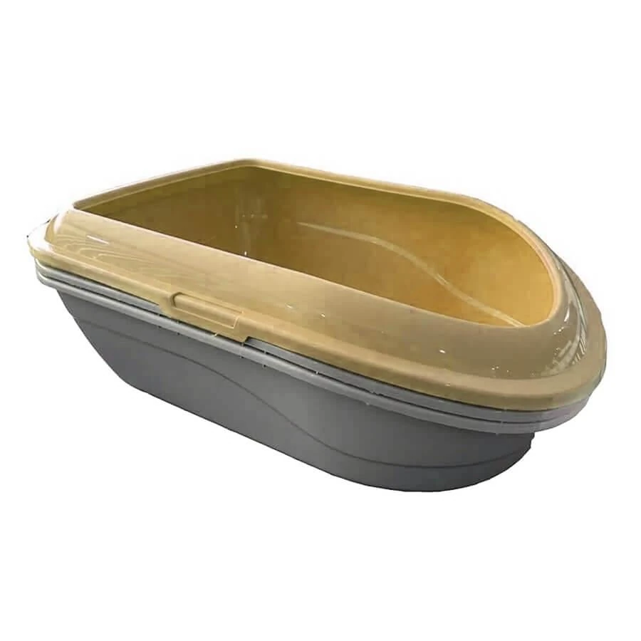 Çınar Elekli Açık Kedi Tuvaleti Bej