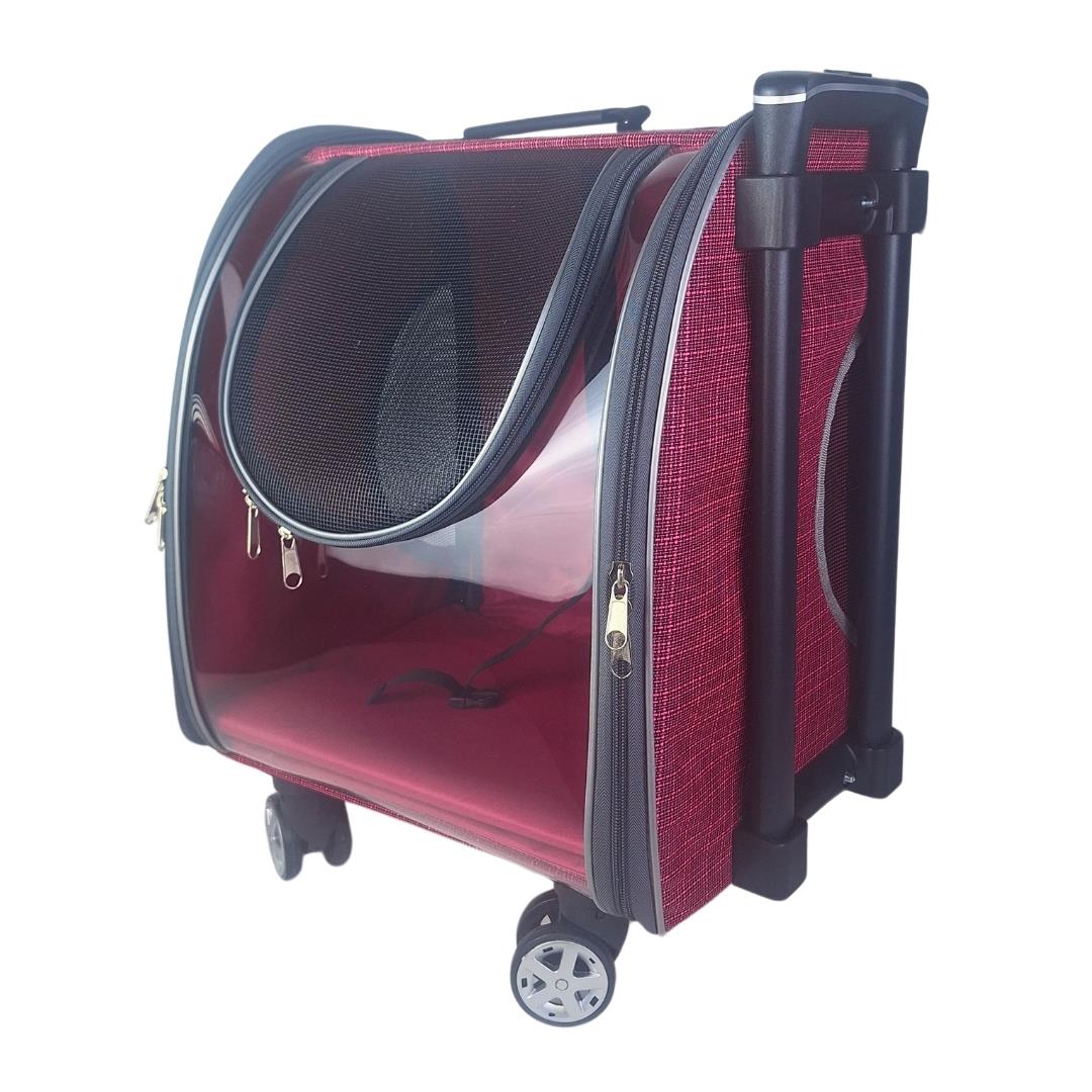 Lavista Icardi Kedi Köpek Çekçekli Taşıma Çantası Kırmızı