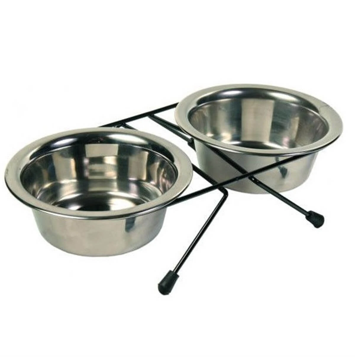 Trixie Paslanmaz Çelik İkili Mama Kabı 2x 450 Ml