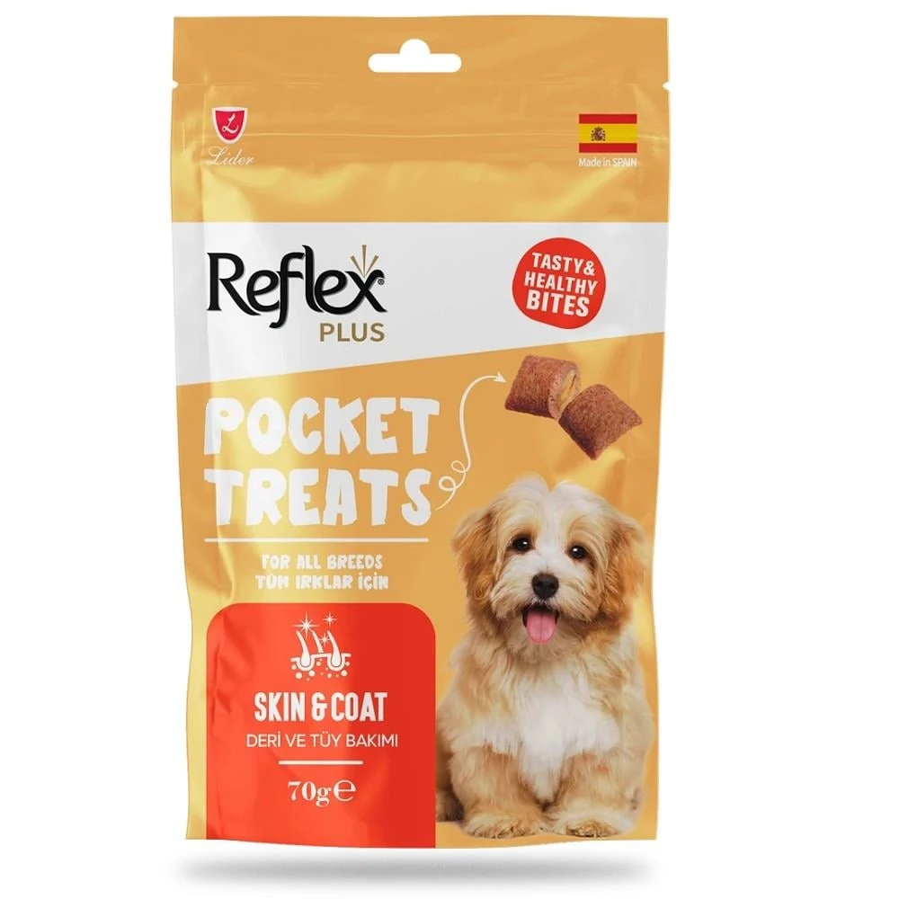 Reflex Pocket Treats Hair Skin Köpek Ödül Maması 70gr