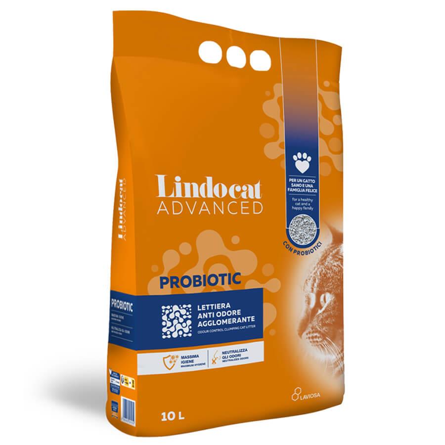 Lindocat Advanced Probiotic Bakteri Önleyici Topaklanan Kedi Kumu 10L