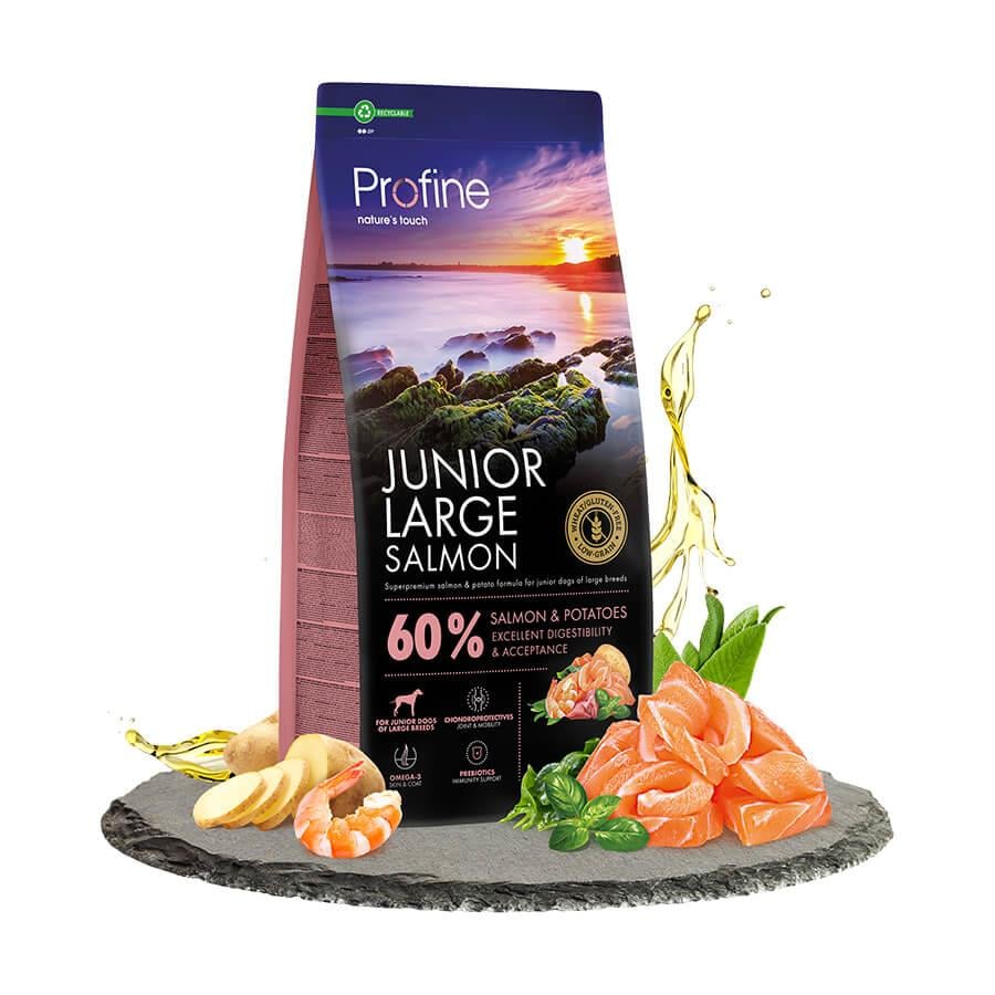 Profine Büyük Irk Yavru Köpekler için Glutensiz Somonlu Mama 12 kg