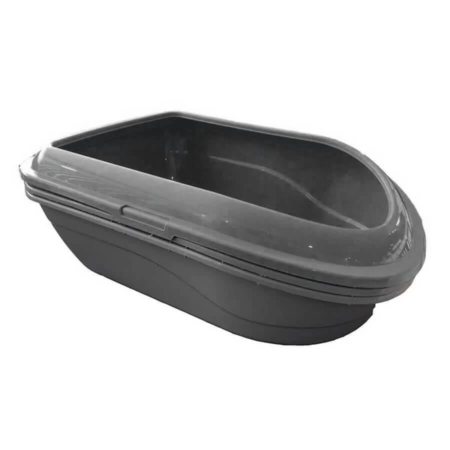 Çınar Elekli Açık Kedi Tuvaleti Antrasit