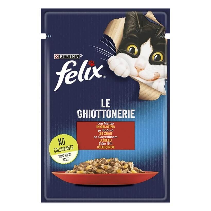 Felix Agail Sığır Etli Kedi Yaş Mama 85 Gr