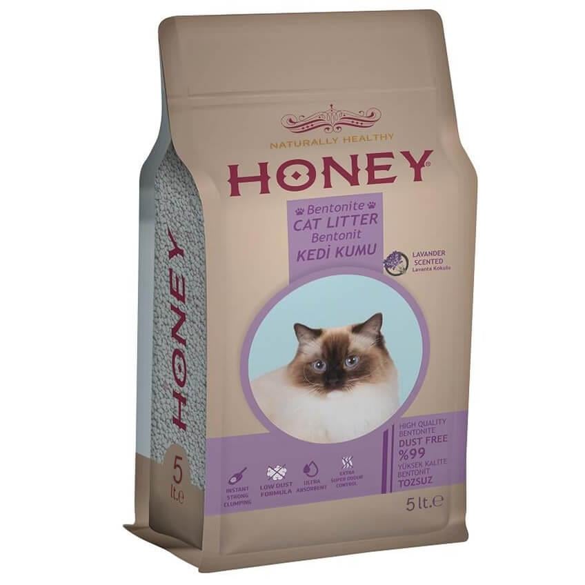 Honey Lavander Lavanta Aromalı Kedi Kumu 5 LT