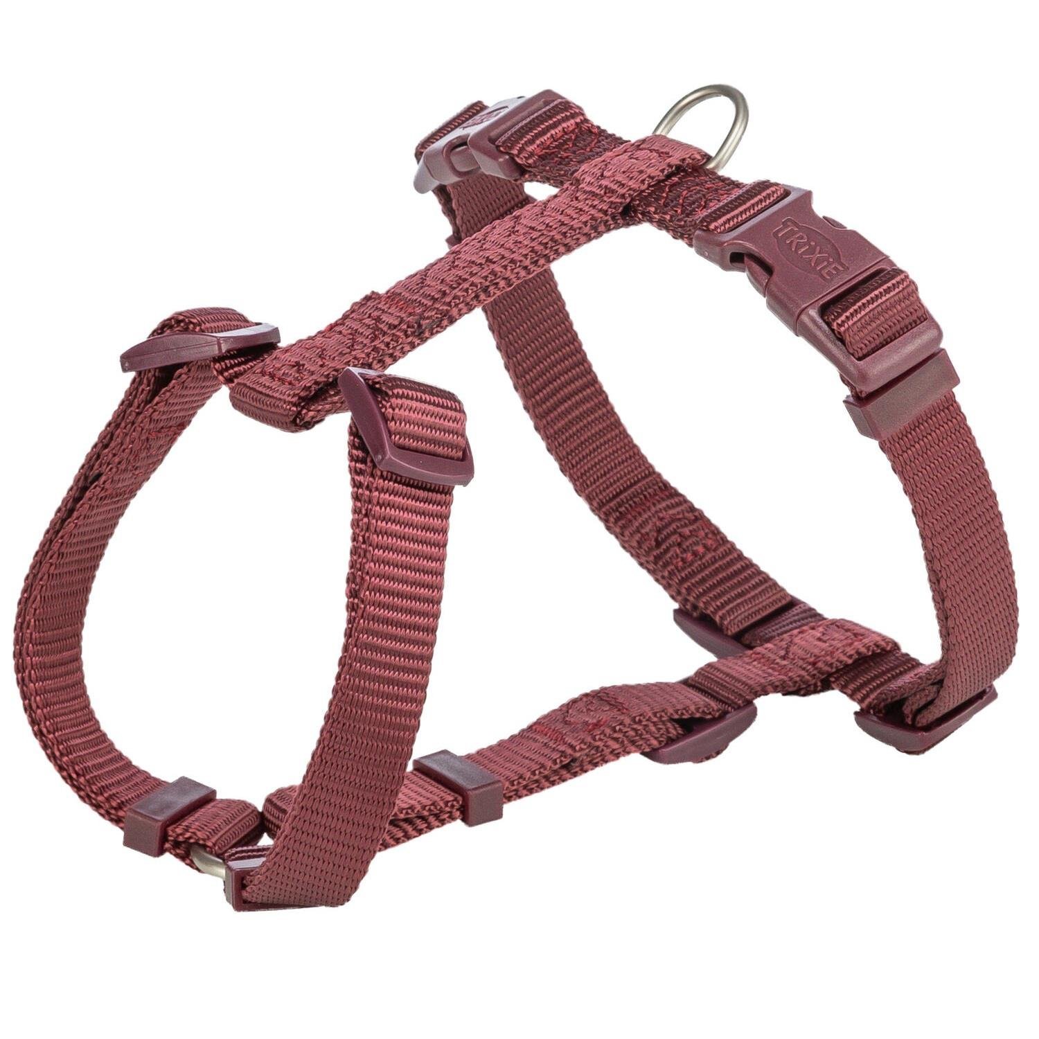 Trixie Premium Köpek H Tipi Göğüs Tasması S/M :42/60 Cm/15 mm Bordo