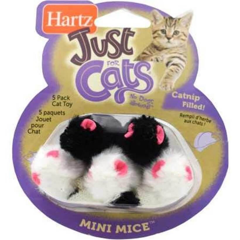 Hartz Just For Cats Mini Mice 5 li Kedi Oyun Faresi
