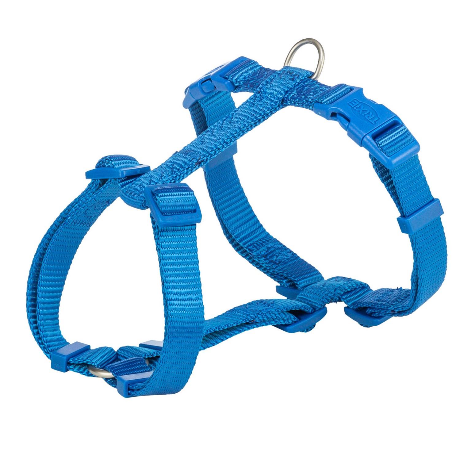 Trixie Premium Köpek H Tipi Göğüs Tasması L/XL :75/120 Cm/25 mm Mavi