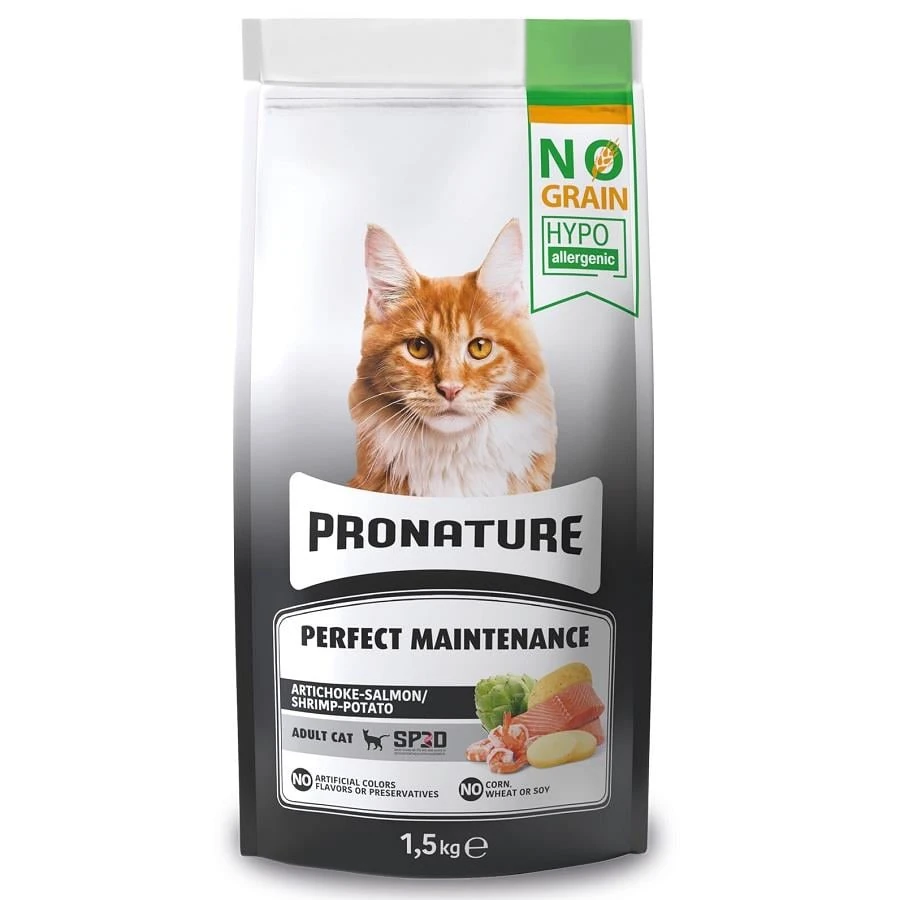 Pronature Tahılsız Somonlu Enginarlı Kedi Maması 1,5 kg