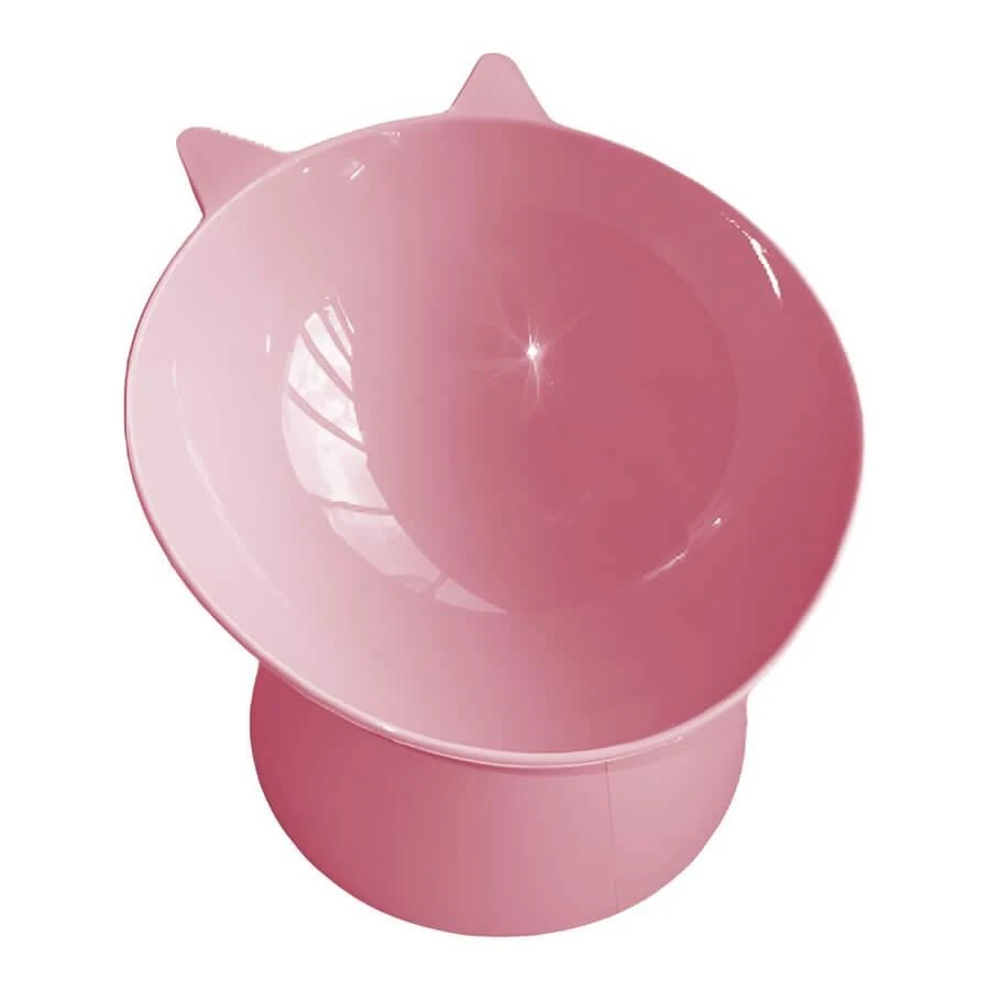 Pet Corn Kedi ve Küçük Köpek Mama Kabı Pembe