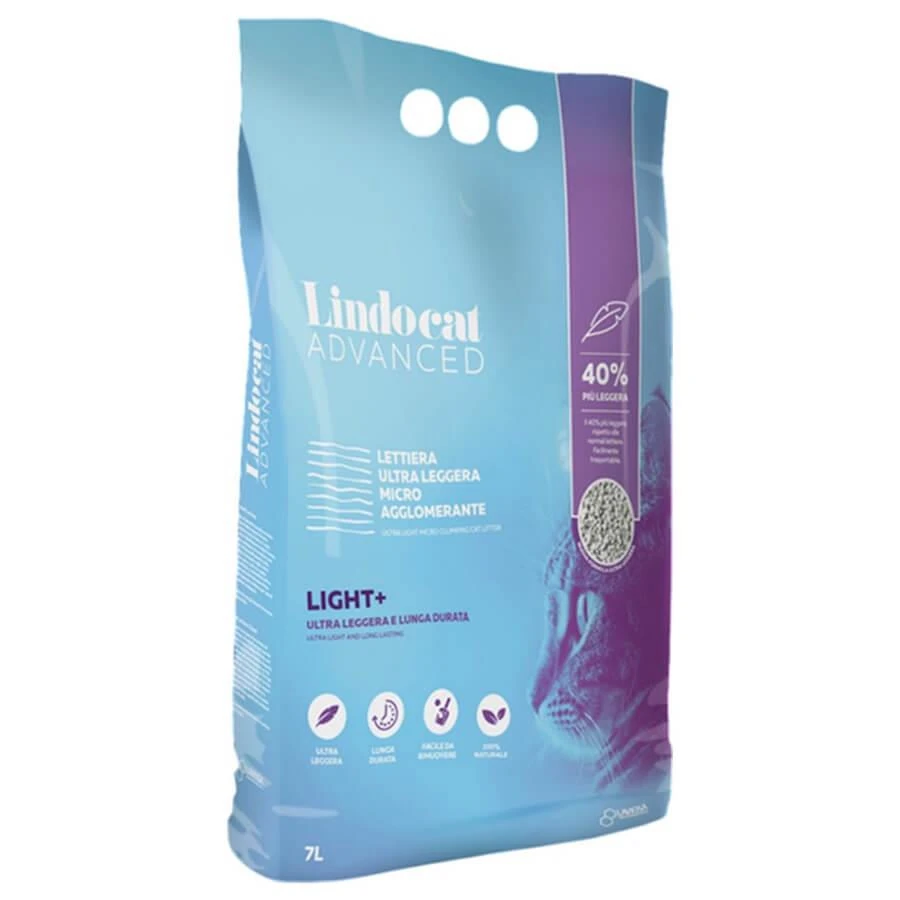 Lindocat Advanced Light Ultra Hafif Topaklanan Kedi Kumu 7L