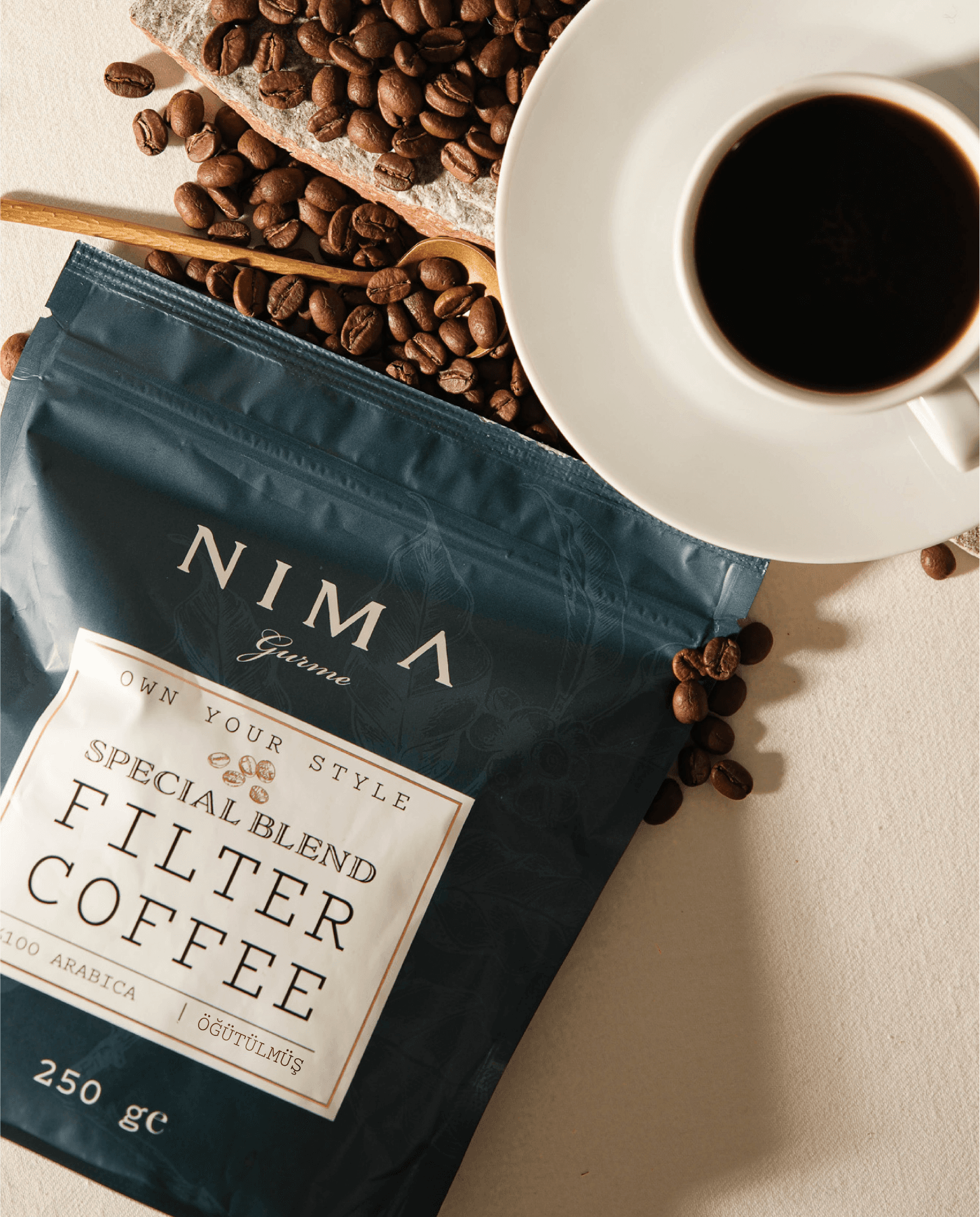 Nima Gurme Special Blend Öğütülmüş Filtre Kahve 250 Gr