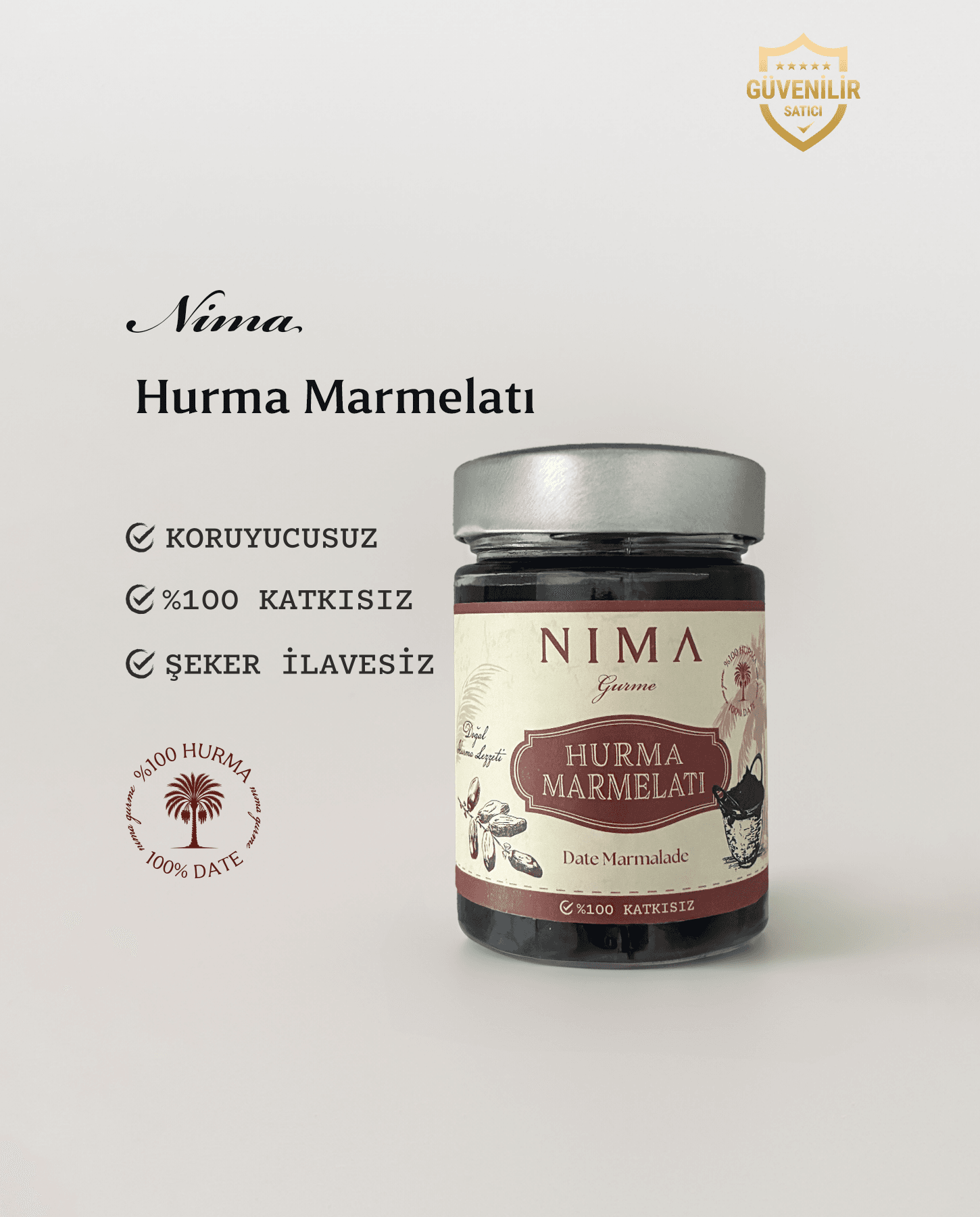 Premium Hurma Marmeladı 380 Gr