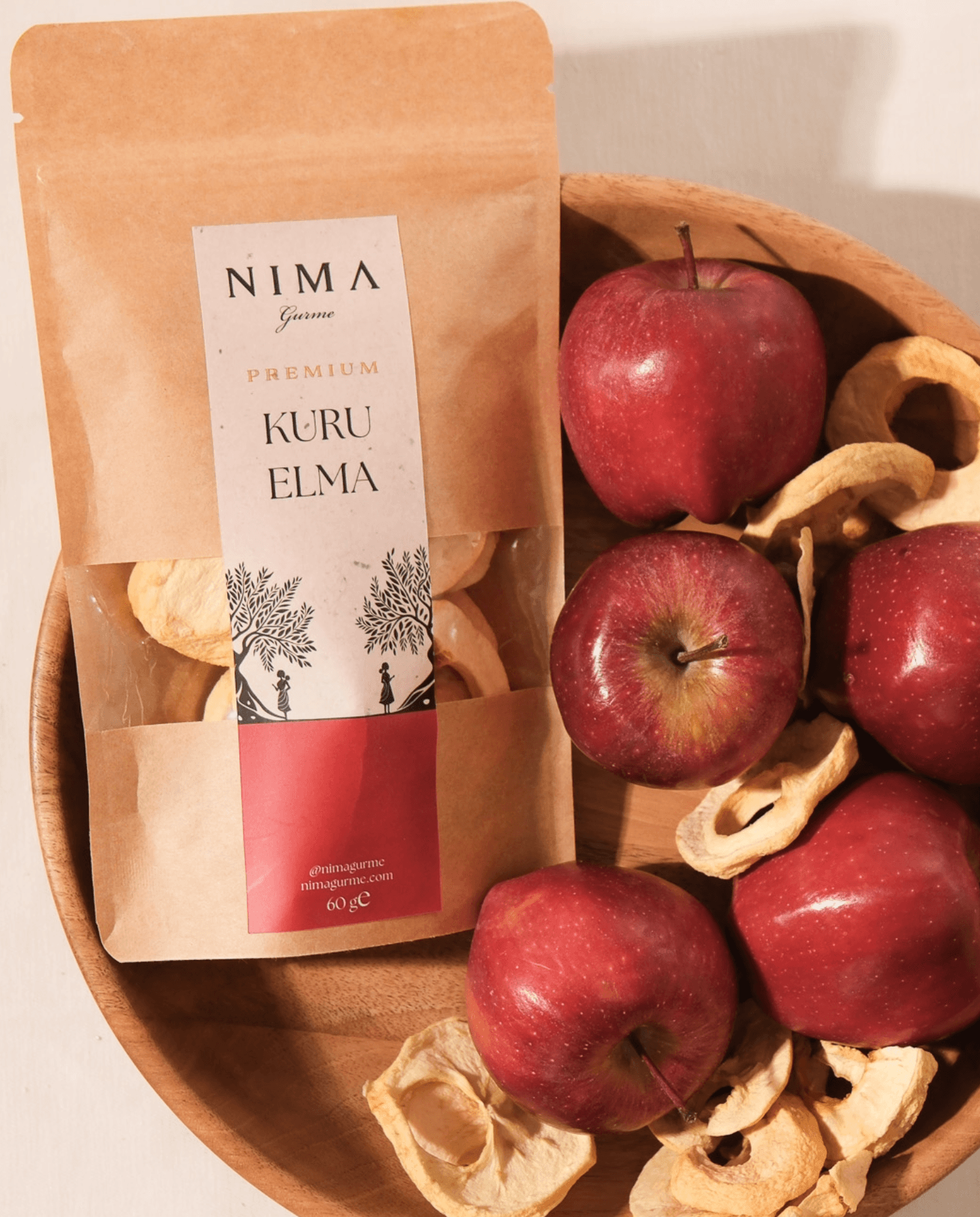 Premium Kuru Elma 60 Gr