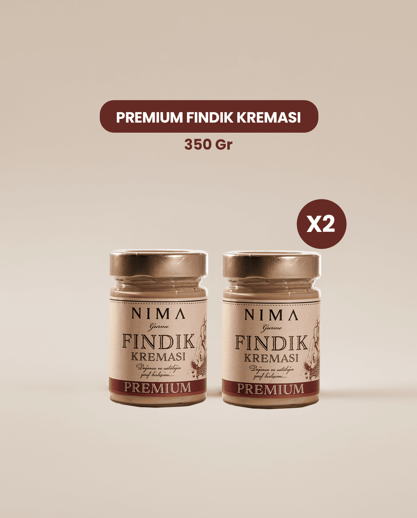 Premium Fındık Kreması 2X350gr