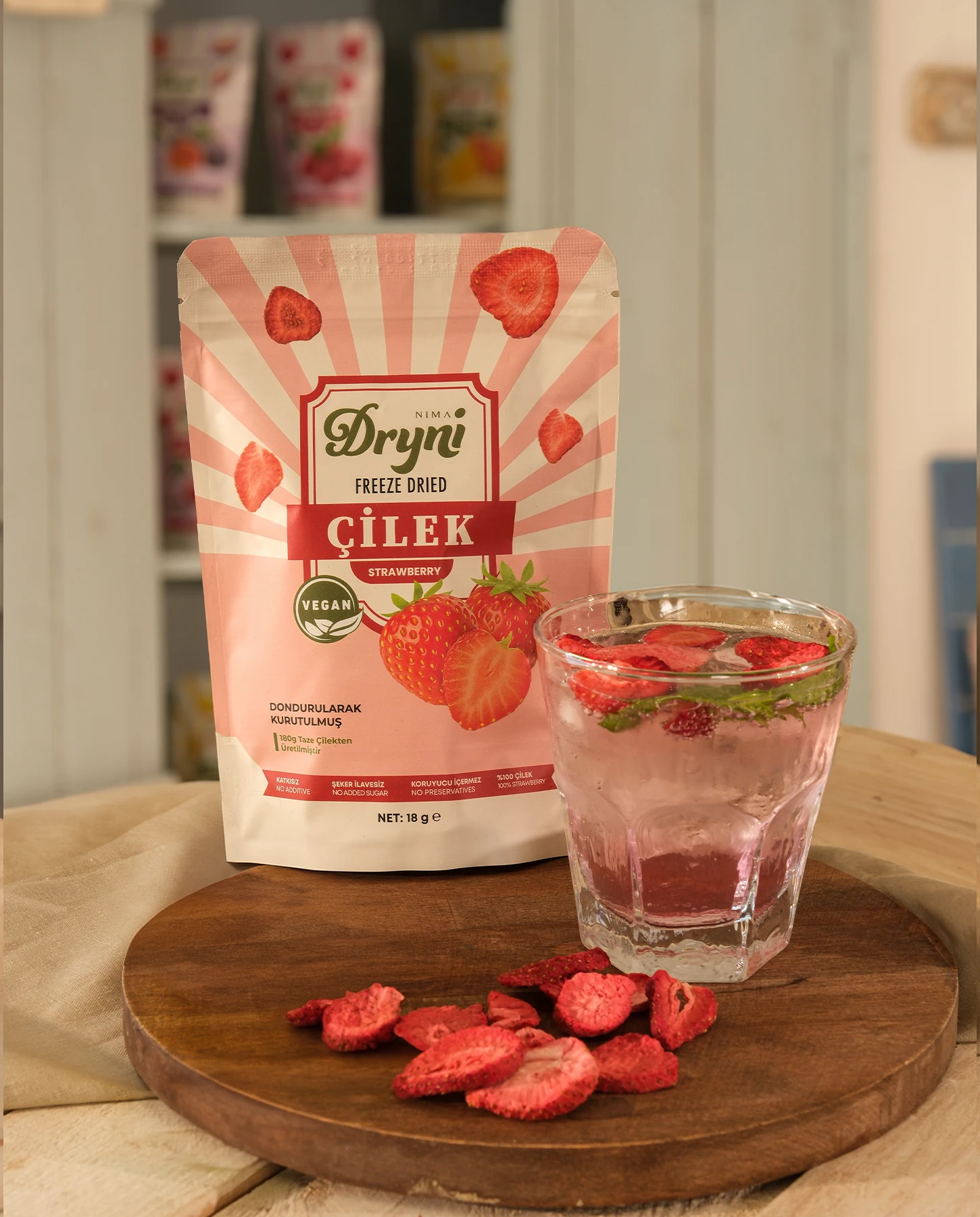 Freeze Dried Dryni Doğal Tatlı Üçlü Set