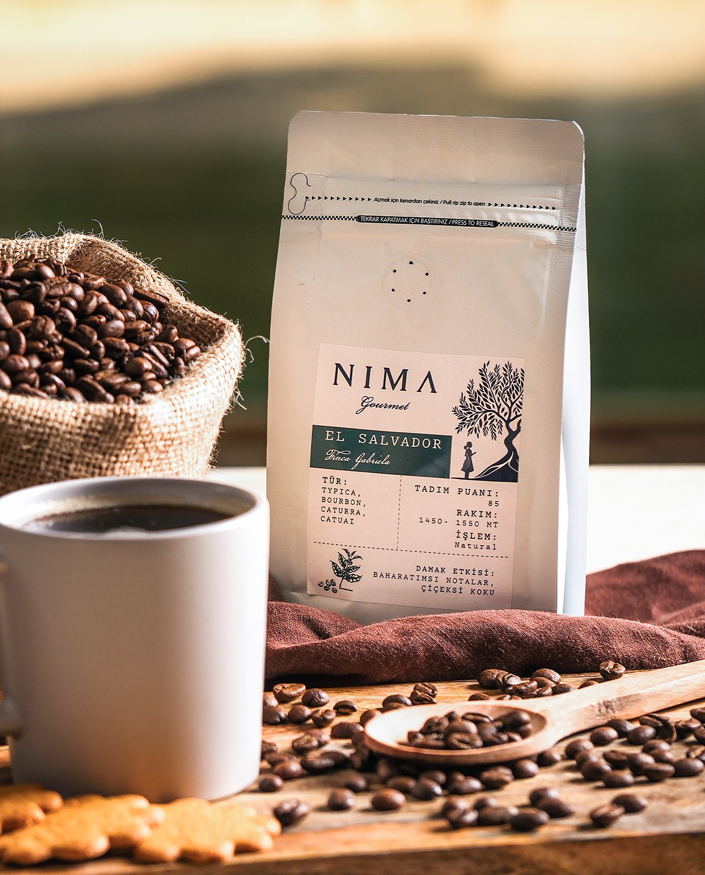El Salvador Kahve Çekirdeği 250 Gr