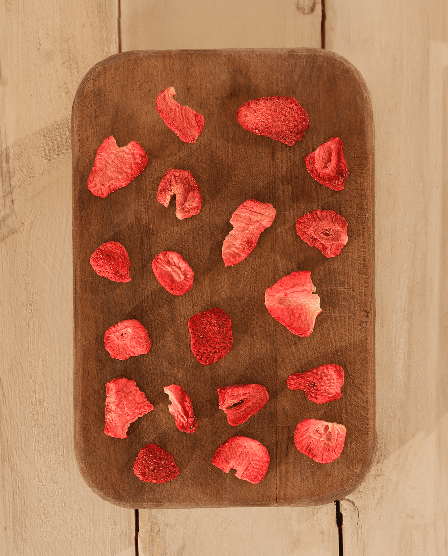 Freeze Dried Dryni Dondurularak Kurutulmuş Çilek 18 G