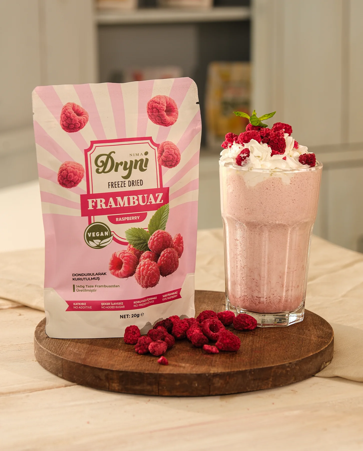 Freeze Dried Dryni Frambuaz + Çilek Set