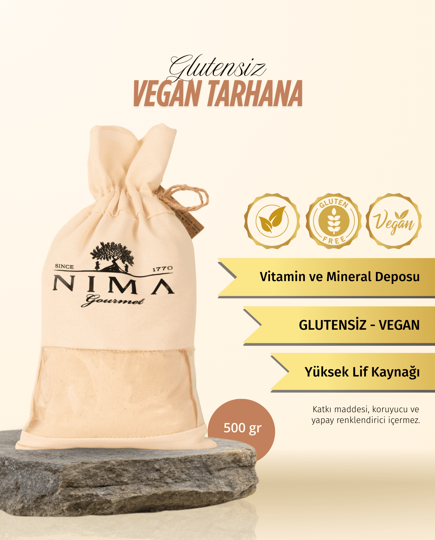 Glutensiz Vegan Tarhana 500 Gr