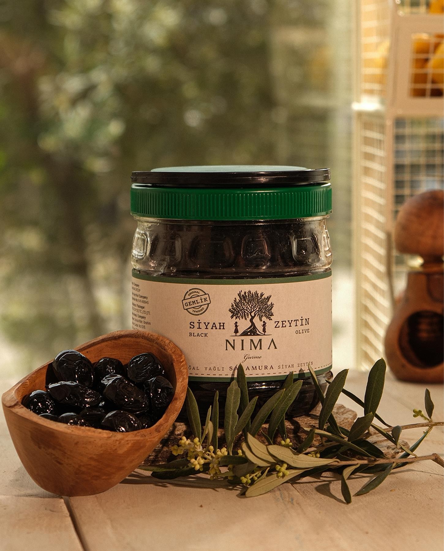 Salamura Siyah Gemlik Zeytin 1 Kg