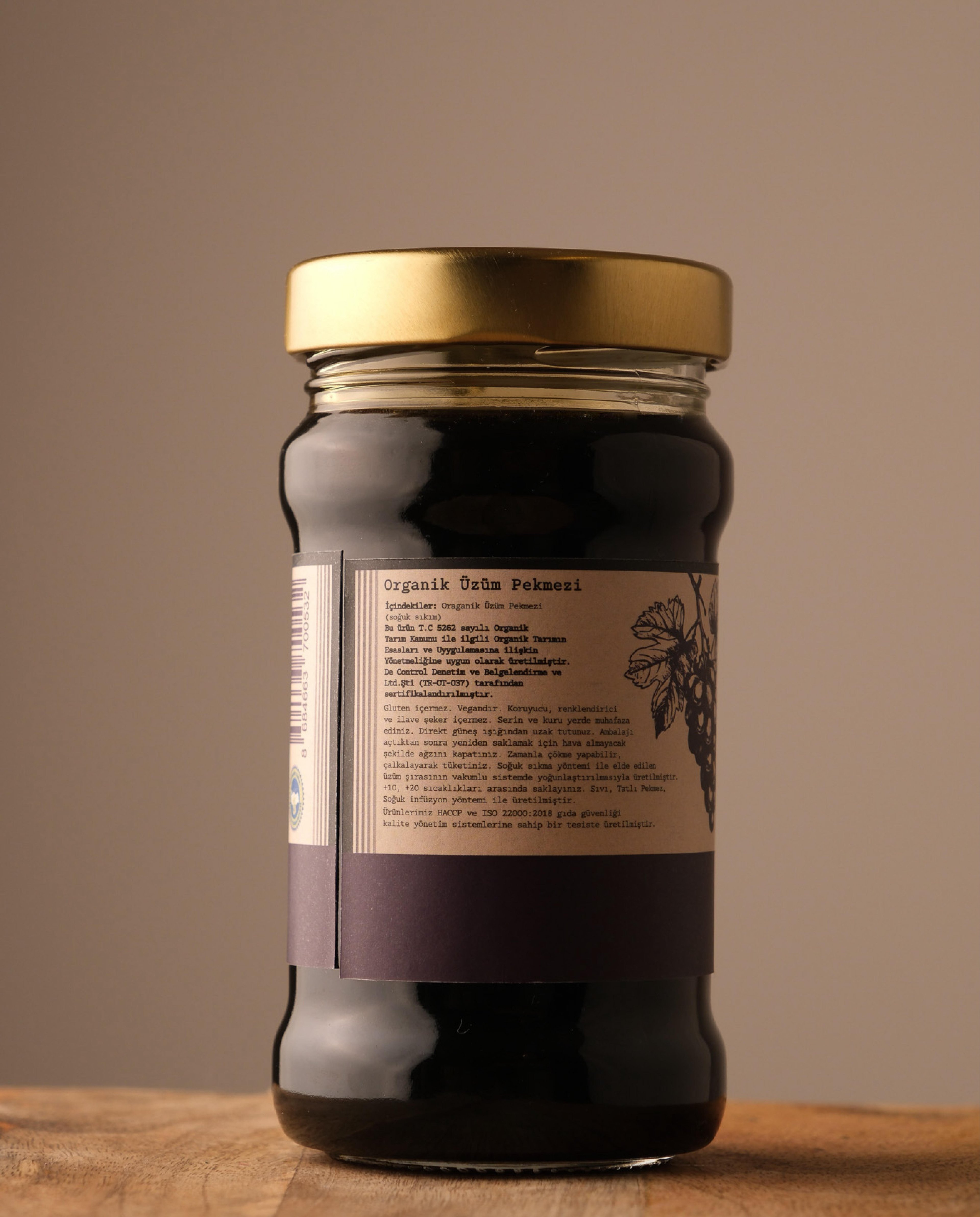 Gurme Organik Üzüm Pekmezi 380 Gr