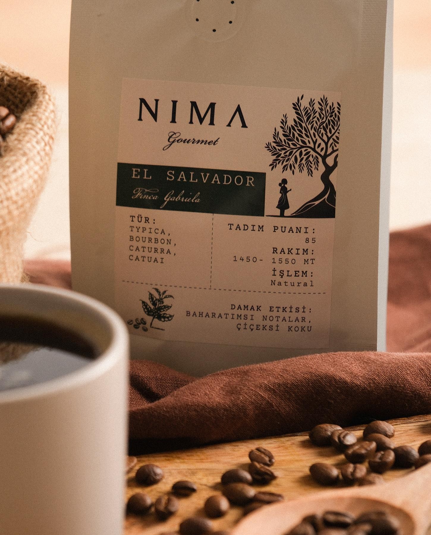 El Salvador Kahve Çekirdeği 250 Gr