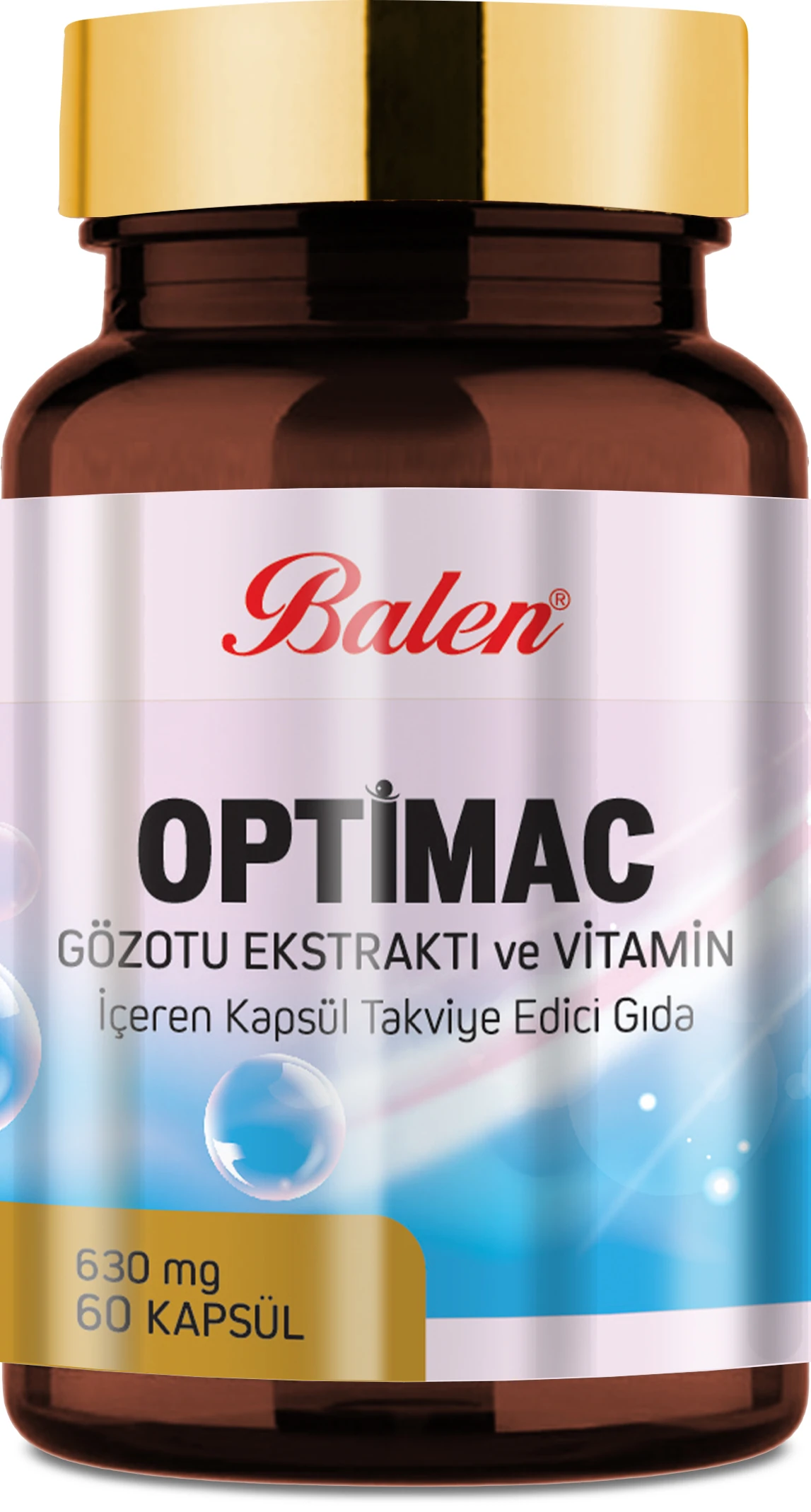 Balen Optimac Gözotu Ekstraktı ve Vitamin İçeren Kapsül