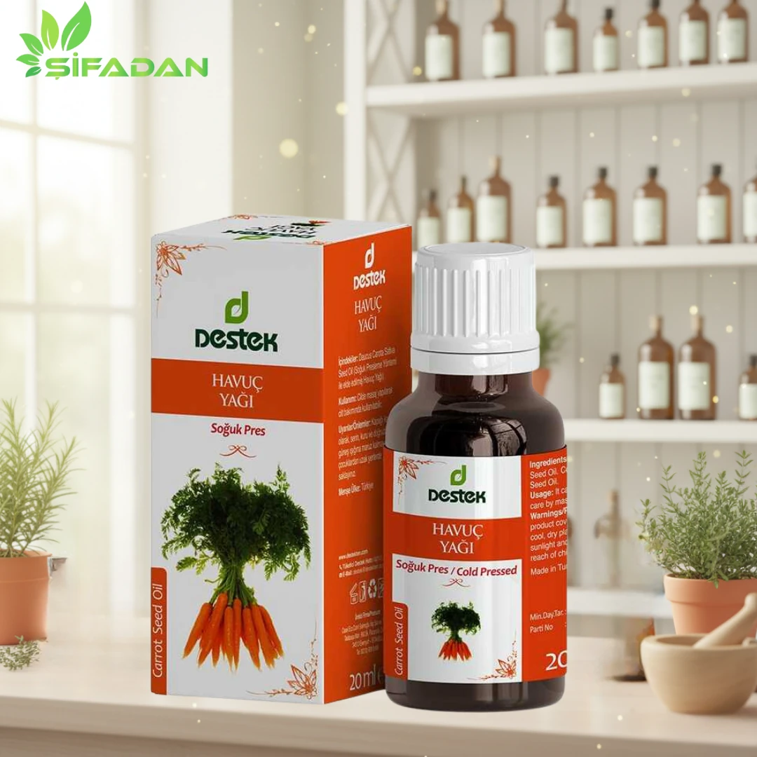Havuç Yağı (Soğuk Sıkım 20 ml)