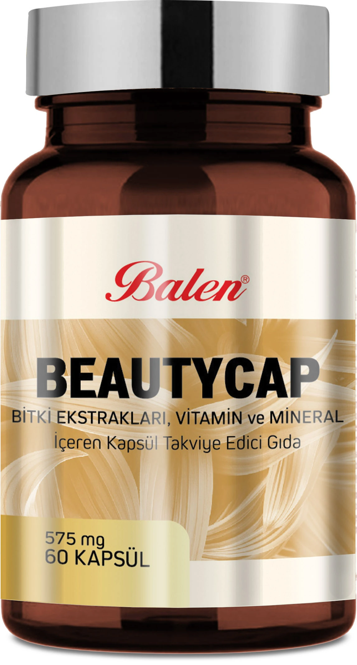Balen Beautycap Bitki Ekstraktları, Vitamin ve Mineral İçeren Kapsül Takviye Edici Gıda