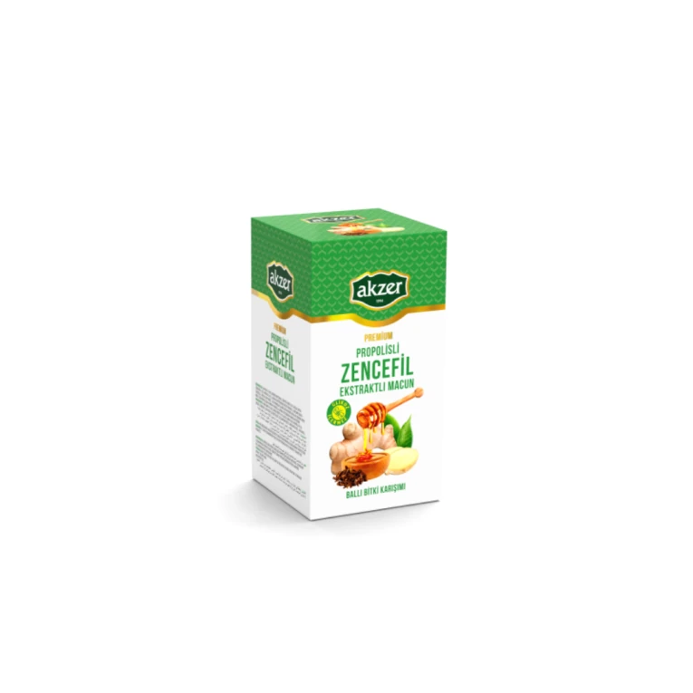 Akzer Propolisli Zencefil Ekstraktlı Macun (290Gr)