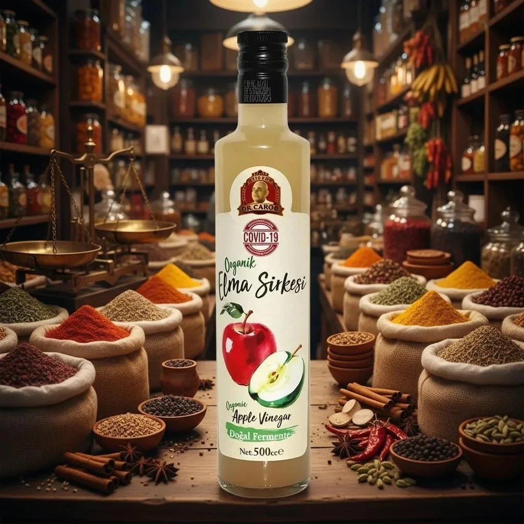 Organik Elma Sirkesi(Doğal Fermante) 500 ML