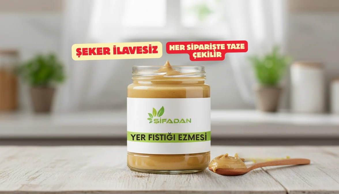 Taze Çekim Yer Fıstığı Ezmesi