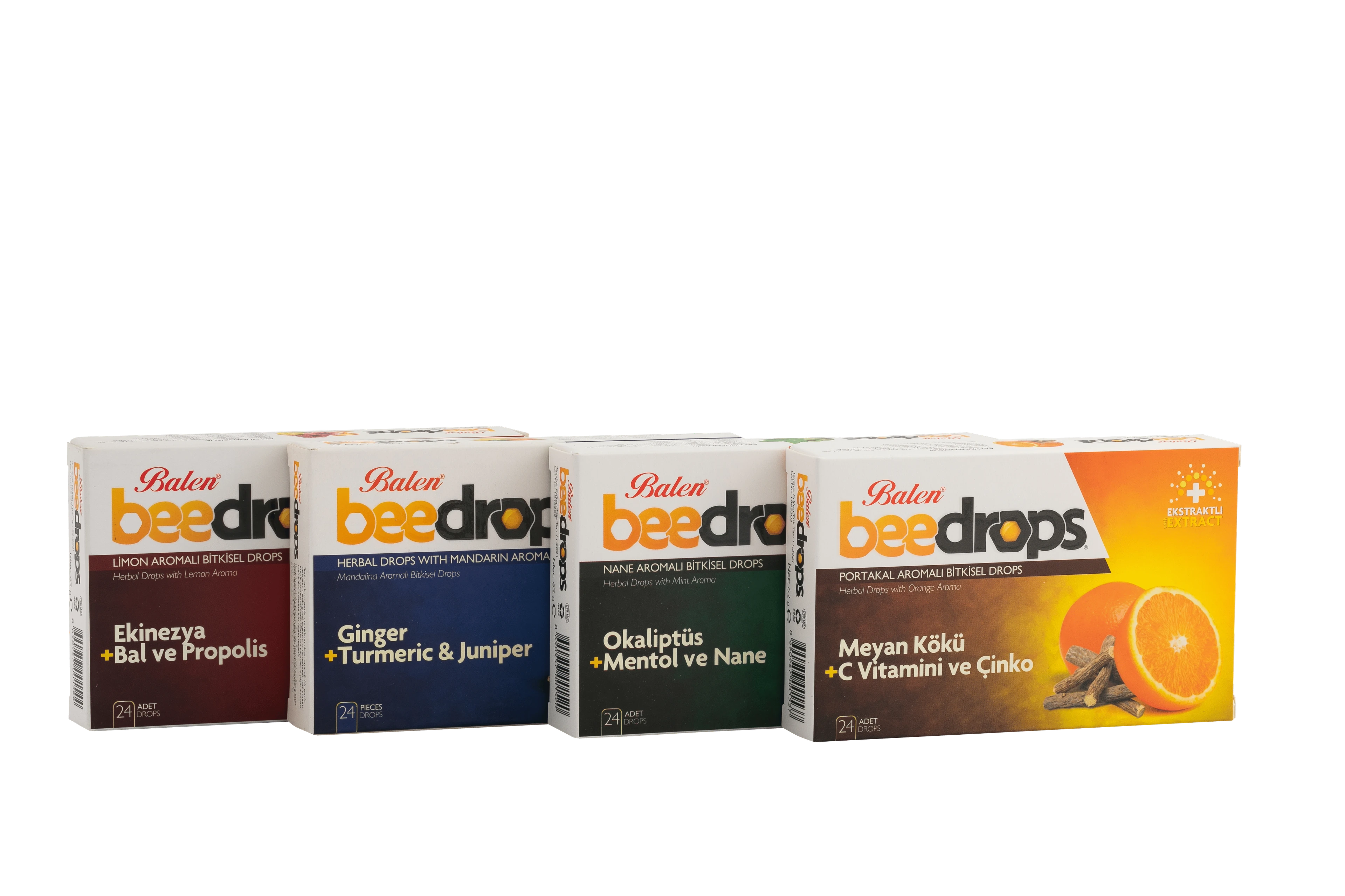 Balen Mandaline Aromalı Bitkisel Pastil (24 Adet)