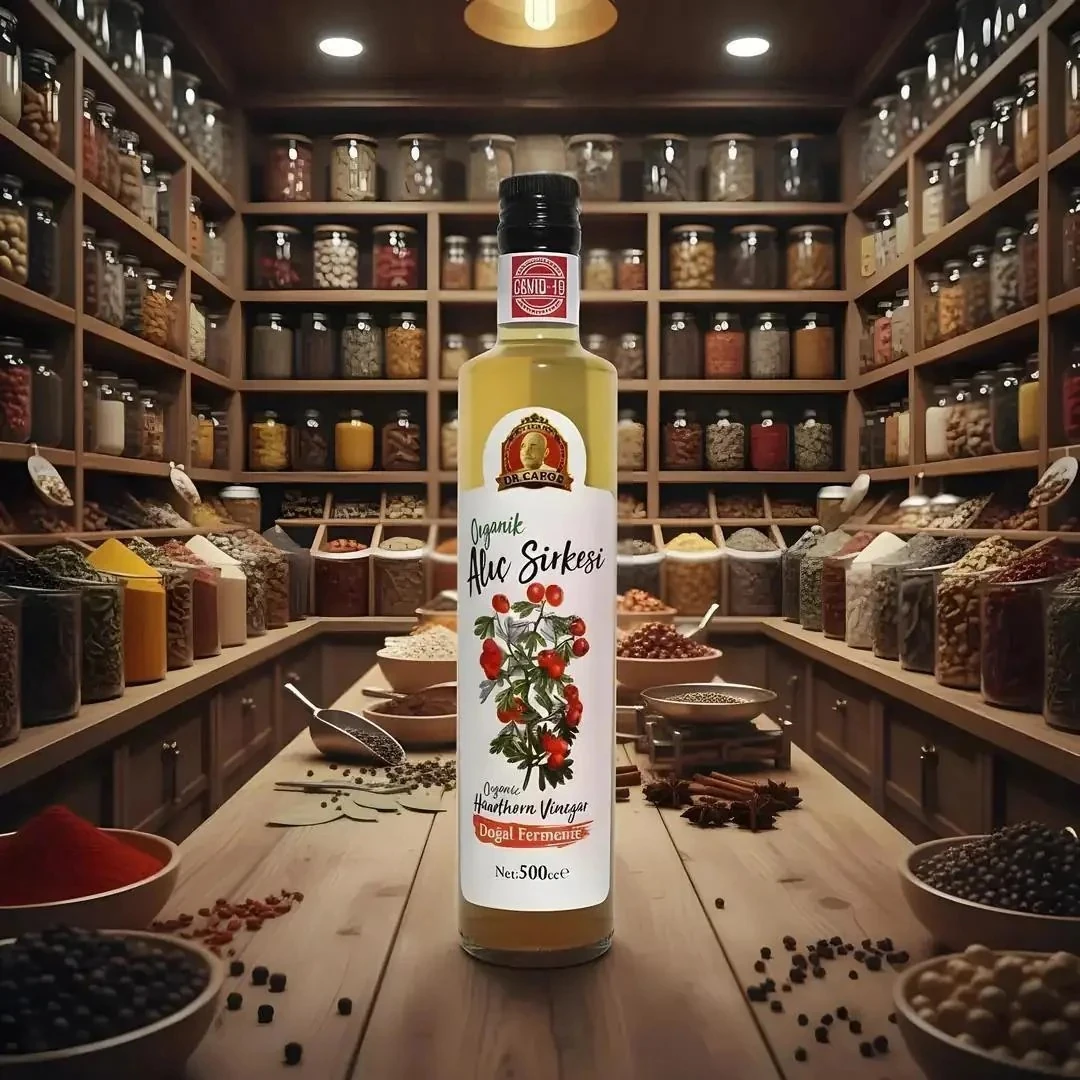 Atışeri Organik Alıç Sirkesi(Doğal Fermante) 500 ML