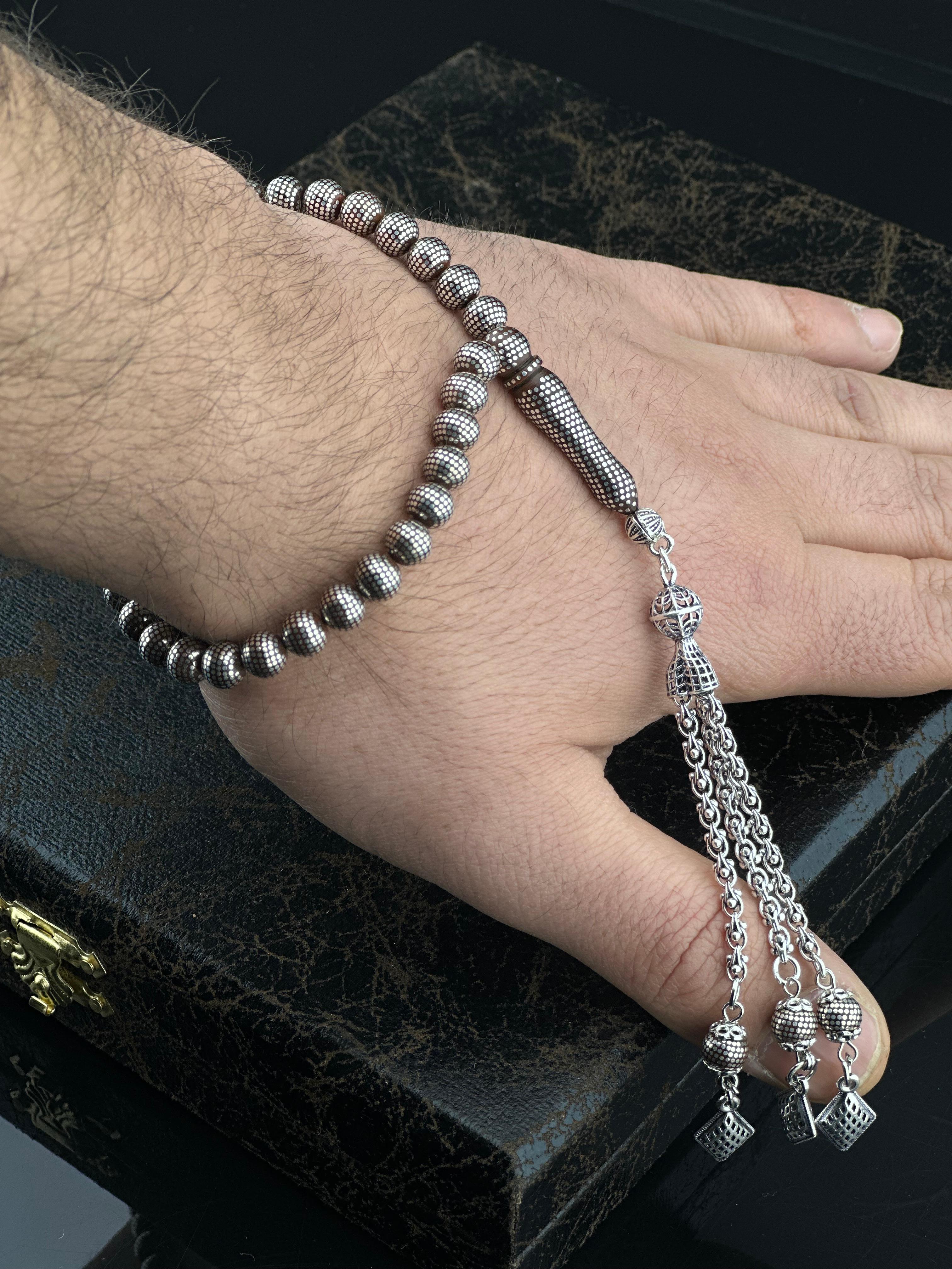 7-7mm Kuka Küre Çeşmi Bülbül İşleme Tespih