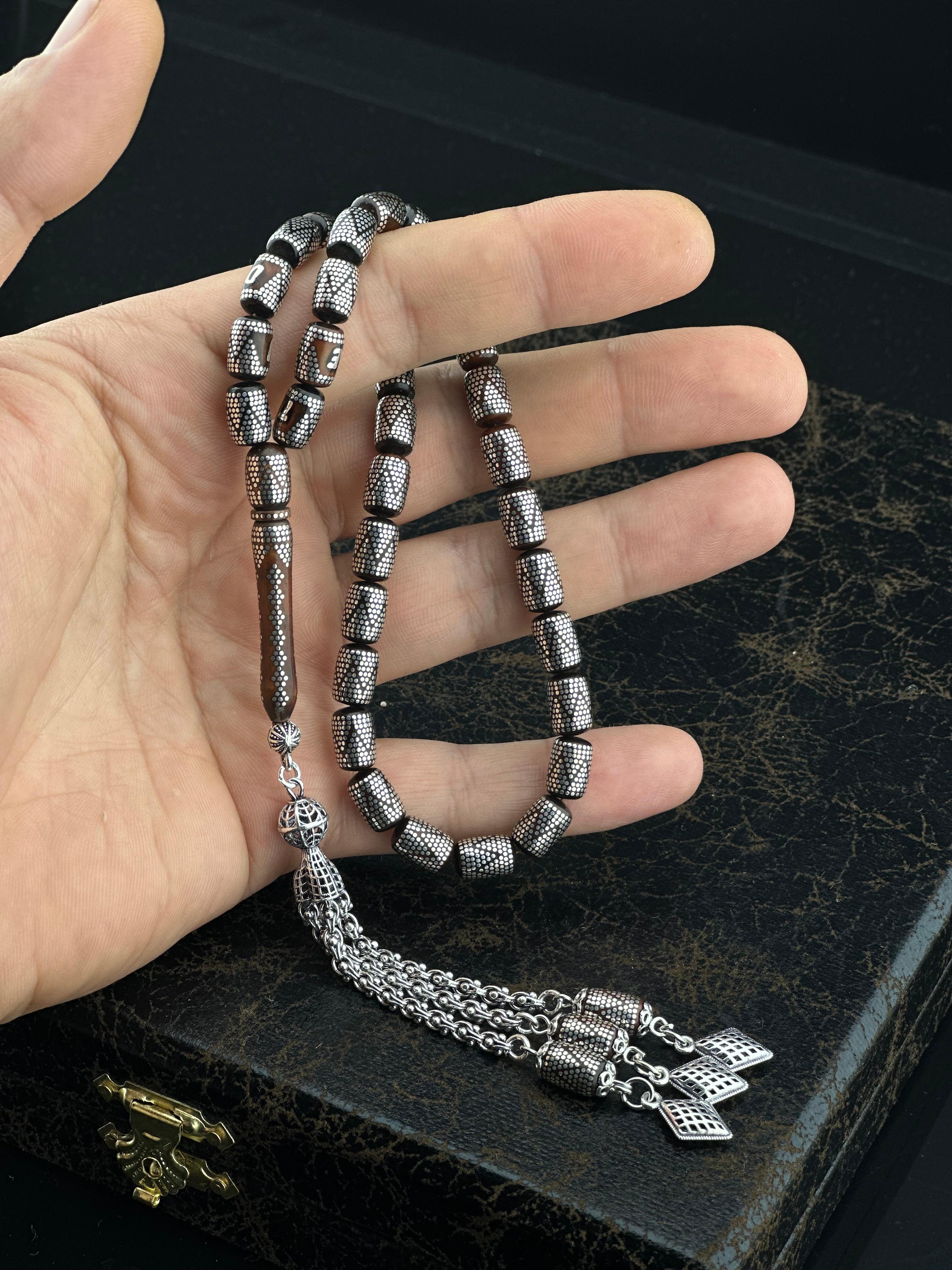 7-10mm Kuka Kapsül Taneleri İsimli Kişiye Özel İşleme Tespih