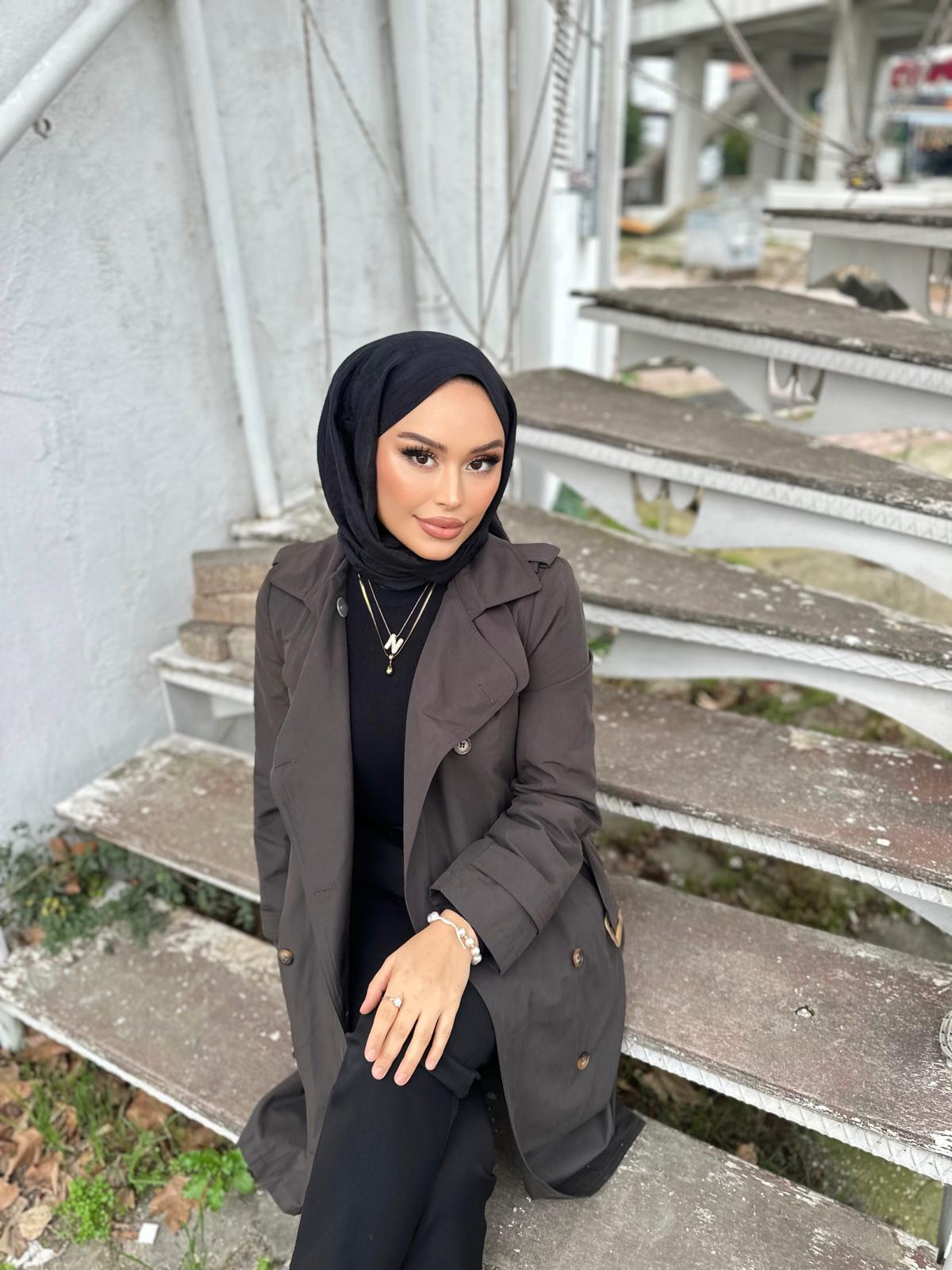 Minel Kadın Uzun Trençkot 01 - Kahve