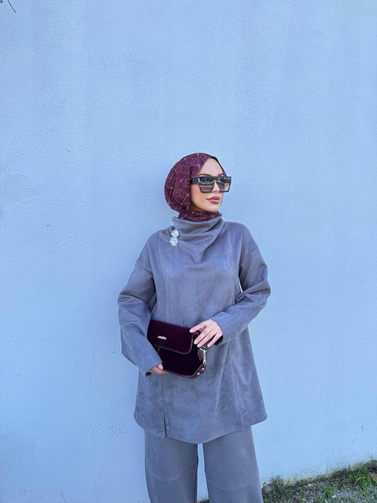 Kadın Düğme Detaylı Tunik